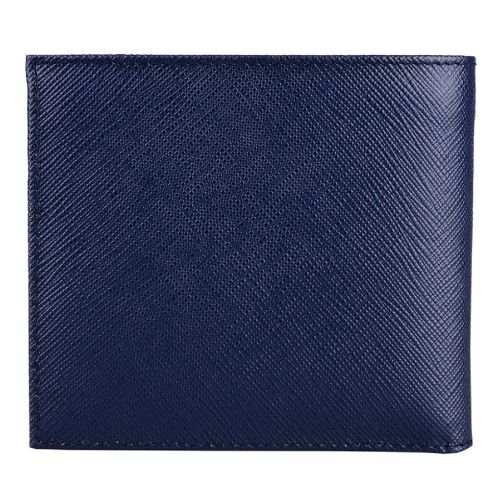 prada wallet navy blue