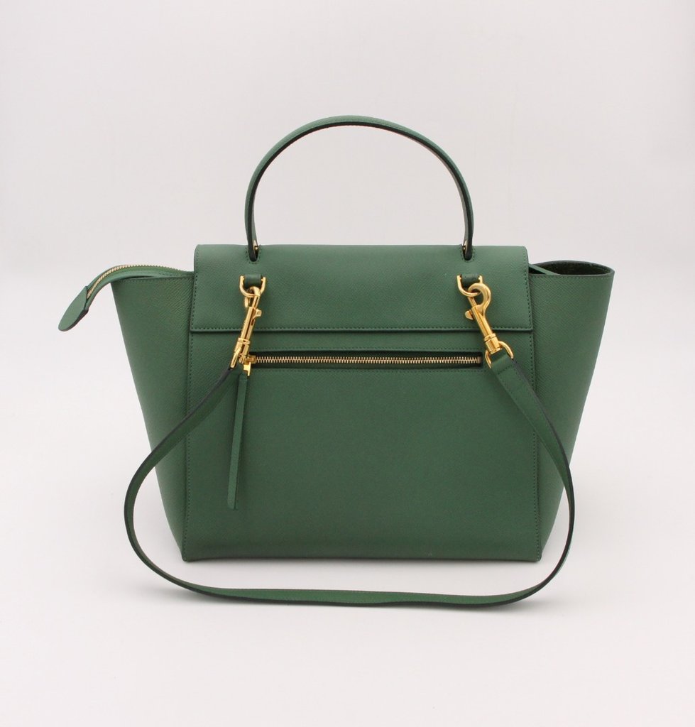 Celine Green Belt Bag GHW