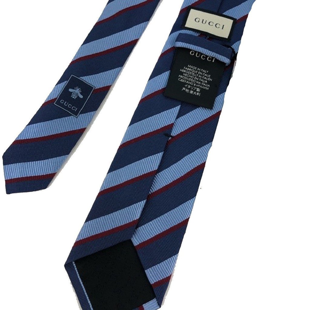 blue gucci tie